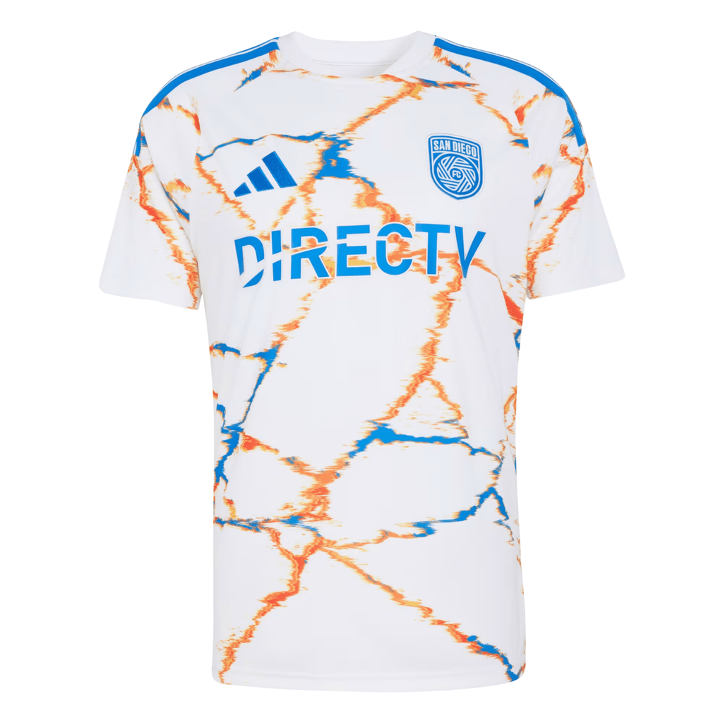 adidas Men's Dos Santos San Diego FC 26/27 Away Stadium Jersey (White)