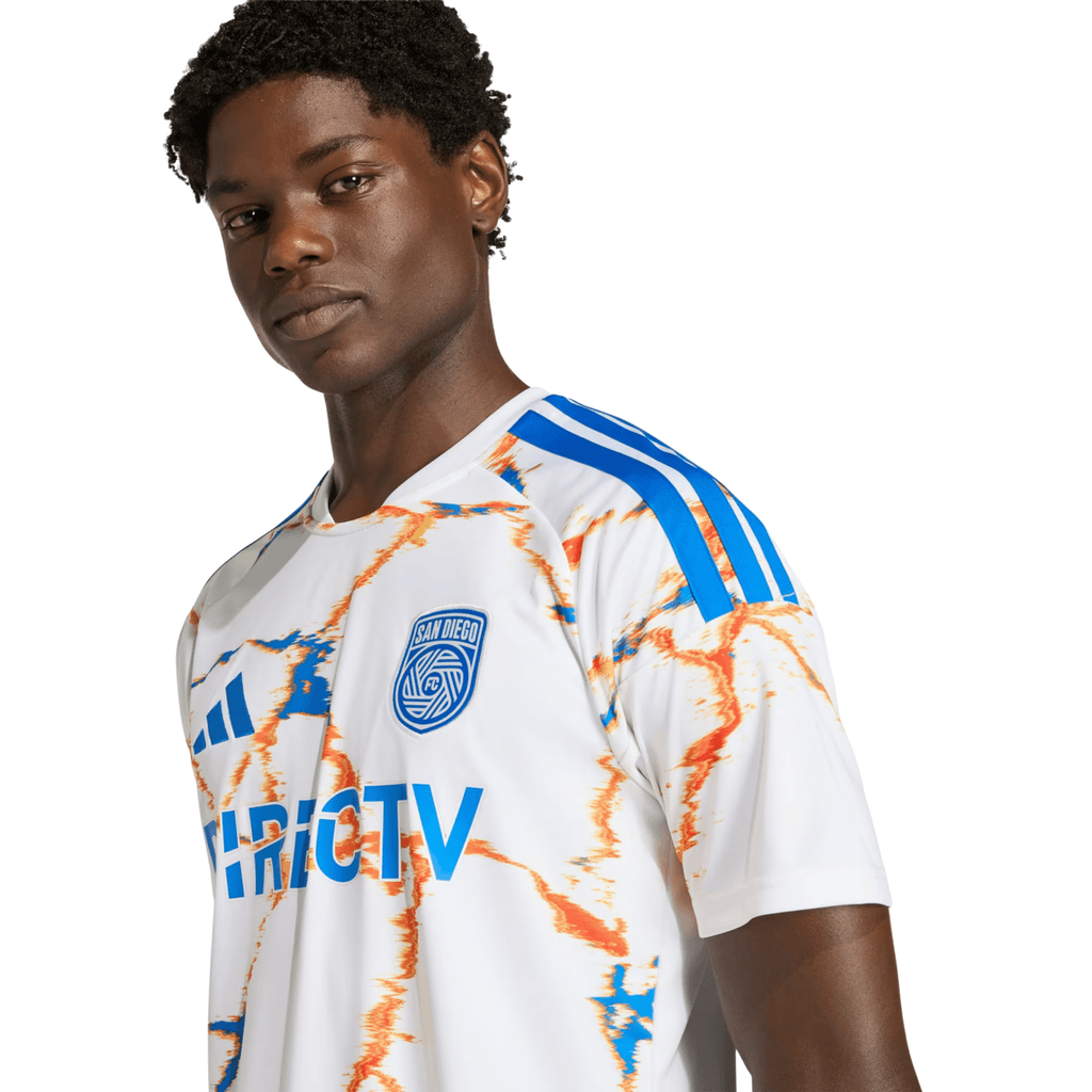 adidas Men's Eisner San Diego FC 26/27 Away Stadium Jersey (White)