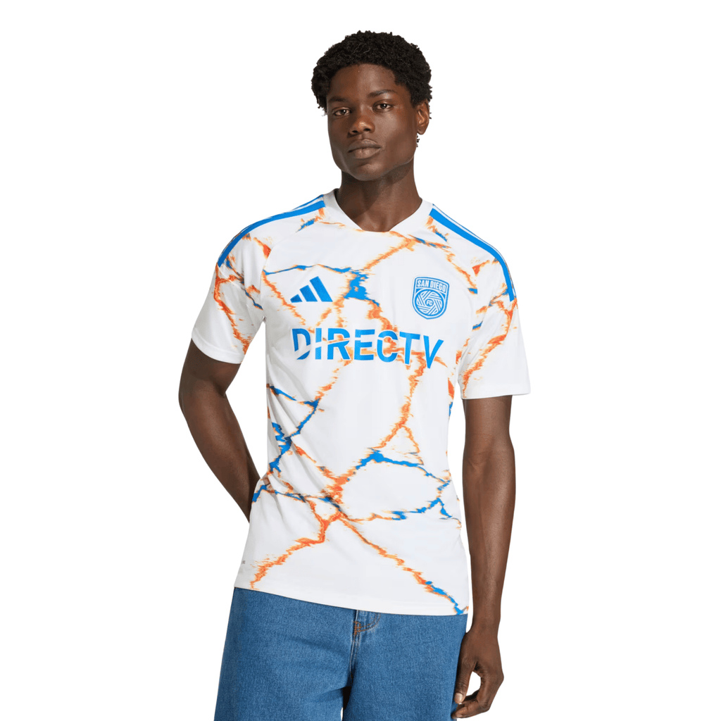 adidas Men's Bombino San Diego FC 26/27 Away Stadium Jersey (White)