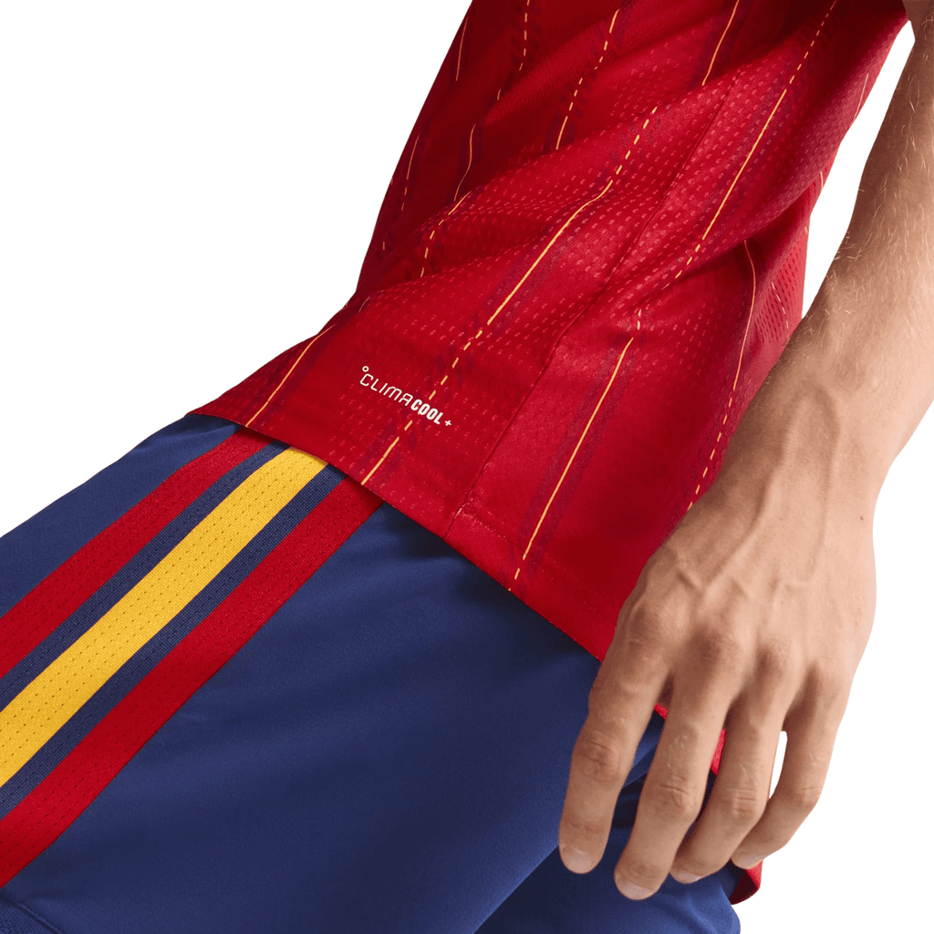 adidas Men's Zubimendi Spain Authentic World Cup Home Jersey 2026 (Vivid Red)