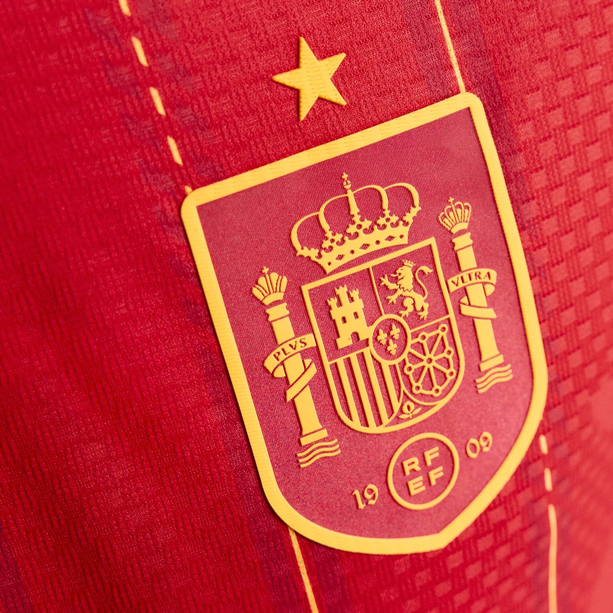 adidas Men's Yeremy Spain Authentic World Cup Home Jersey 2026 (Vivid Red)