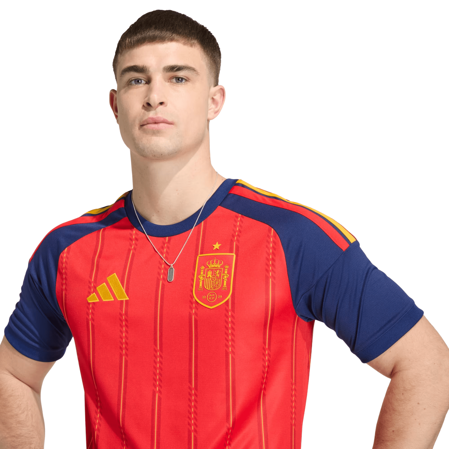 adidas Men's Nico Williams Spain World Cup Home Jersey 2026 (Vivid Red)
