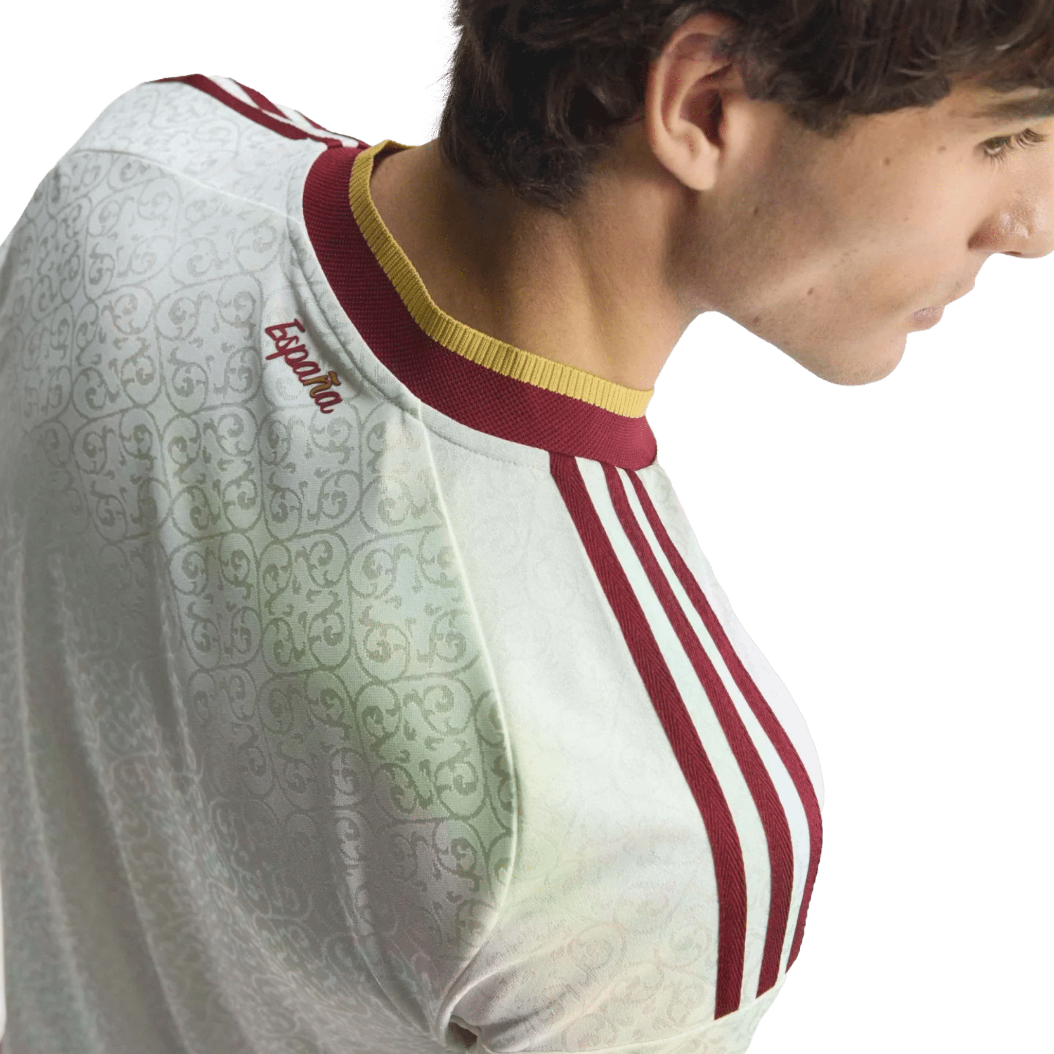 adidas Men's Spain Authentic Nico Williams Away Jersey 2026 (White)