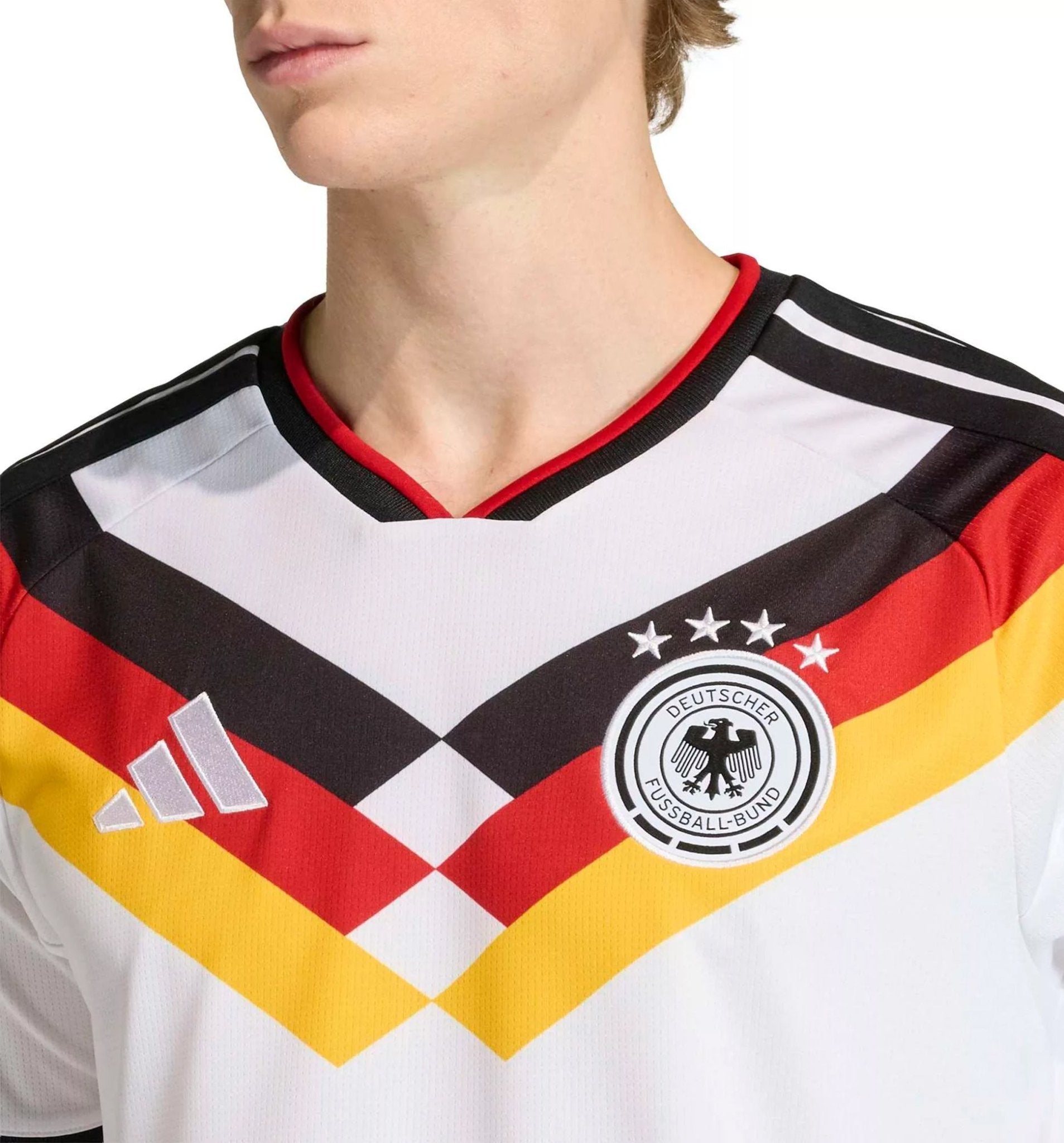 adidas Men's Gnabry Germany Home World Cup Jersey 2026 (White/Black)
