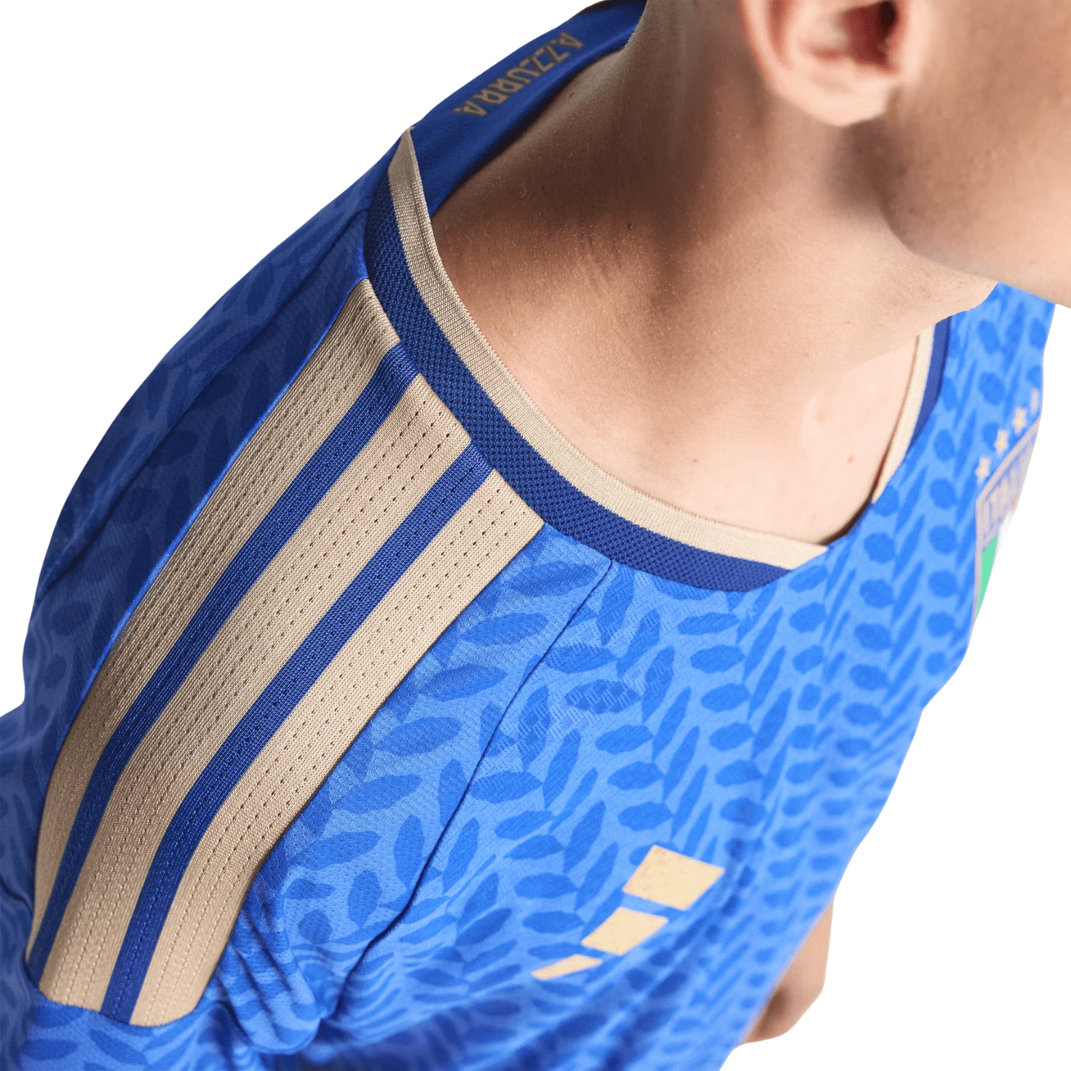 adidas Men's Donnarumma Italy 2026 Authentic Home Jersey (Bold Blue)