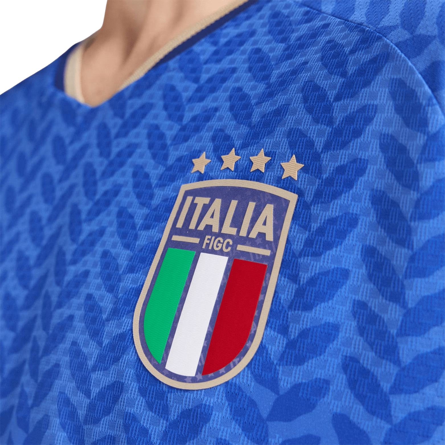 adidas Men's Raspadori Italy 2026 Authentic Home Jersey (Bold Blue)