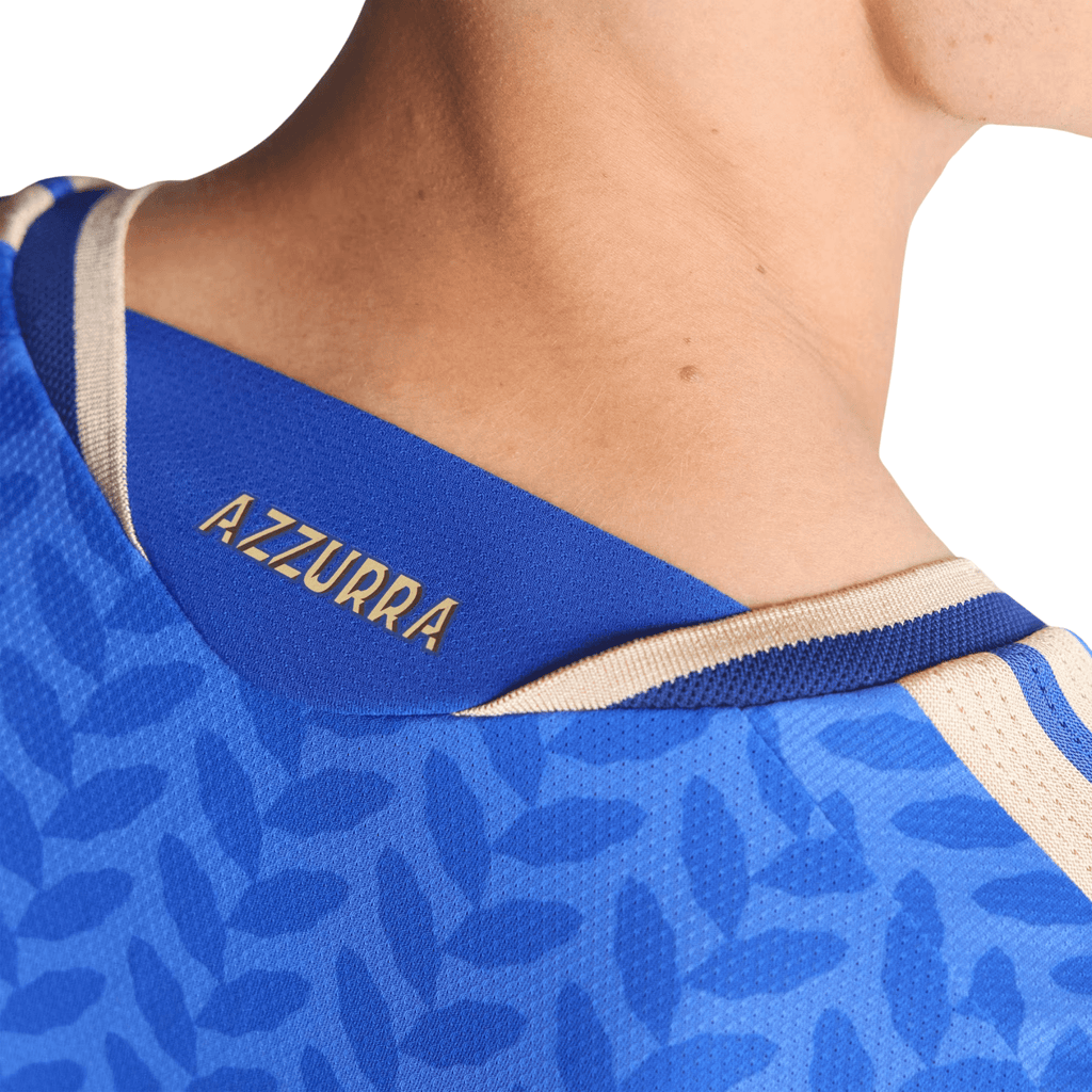adidas Men's Raspadori Italy 2026 Authentic Home Jersey (Bold Blue)