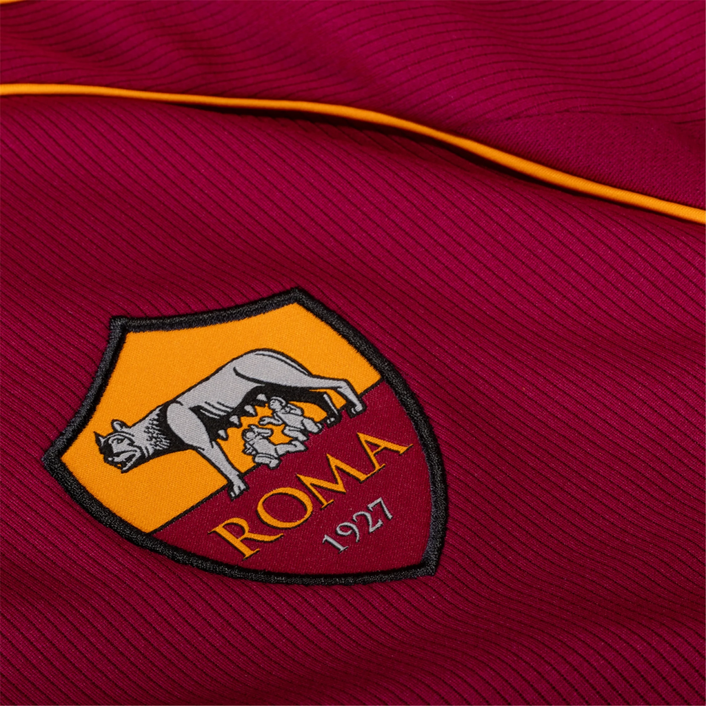 adidas Men's Roma Daniele Ghilardi Home Jersey w/ Europa League Patches 25/26 (Burgundy)