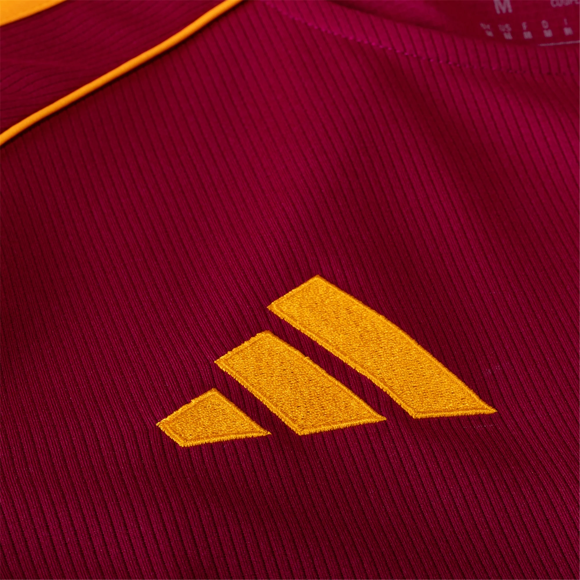 adidas Men's Roma Wesley França Home Jersey w/ Europa League Patches 25/26 (Burgundy)