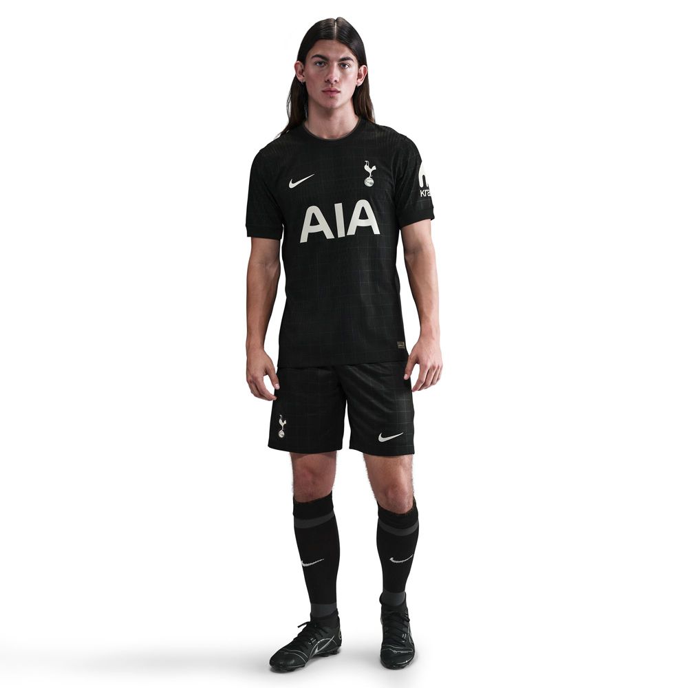 Nike Van de ven Tottenham Hotspur Authentic Away Jersey 25/26 w/ EPL Patch (Black/Iron)