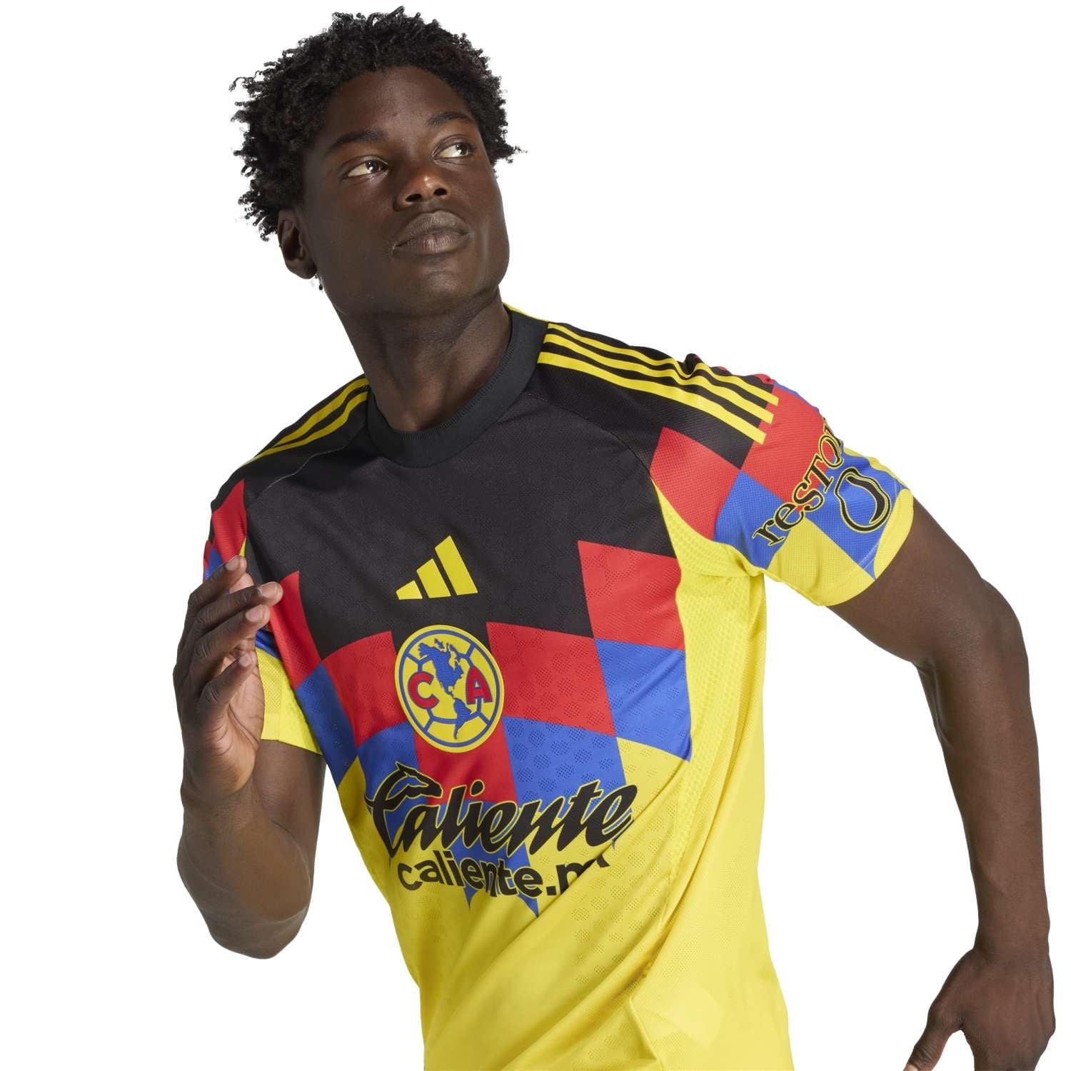 adidas I. Reyes Men's Club America 25/26 Authentic Home Jersey (Yellow)