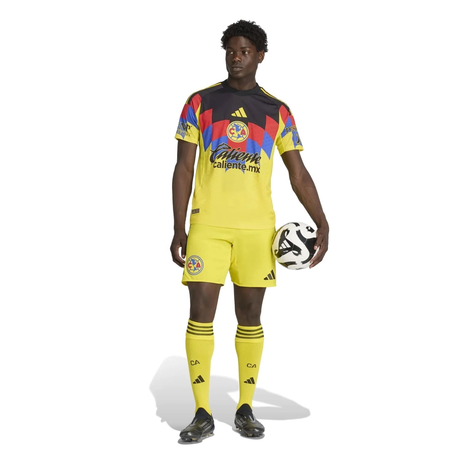 adidas A. Cervantes Men's Club America 25/26 Authentic Home Jersey (Yellow)