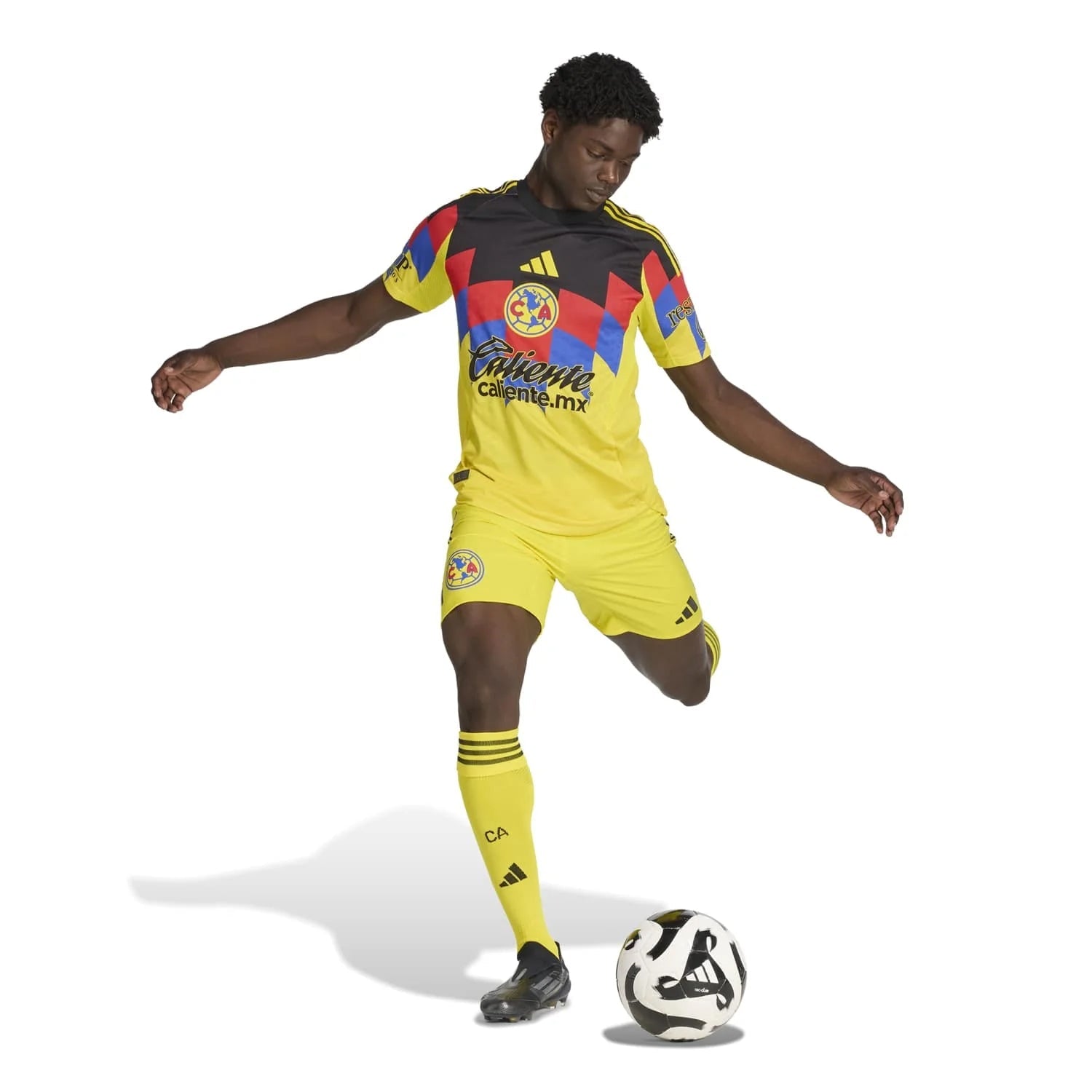 adidas A. Cervantes Men's Club America 25/26 Authentic Home Jersey (Yellow)