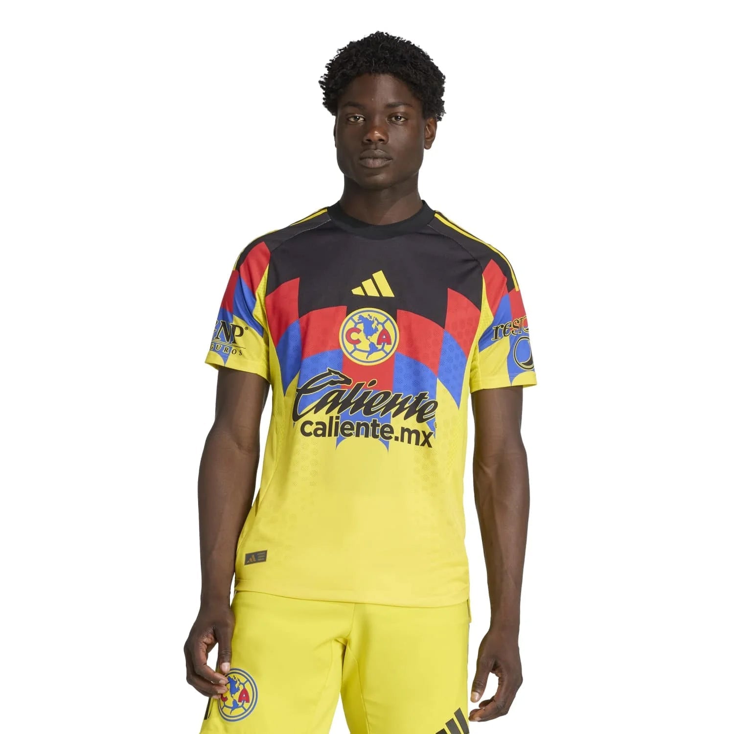 adidas A. Cervantes Men's Club America 25/26 Authentic Home Jersey (Yellow)