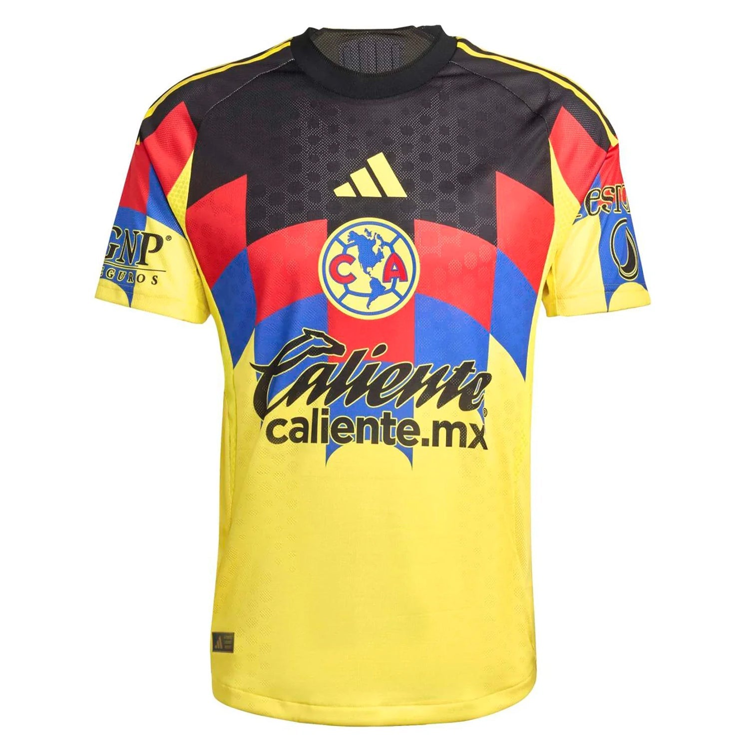 adidas A. Cervantes Men's Club America 25/26 Authentic Home Jersey (Yellow)