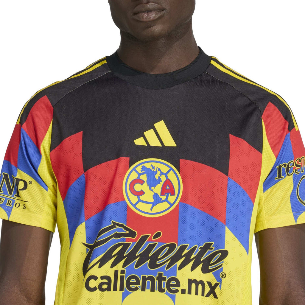 adidas Henry Men's Club America 25/26 Authentic Home Jersey (Yellow)