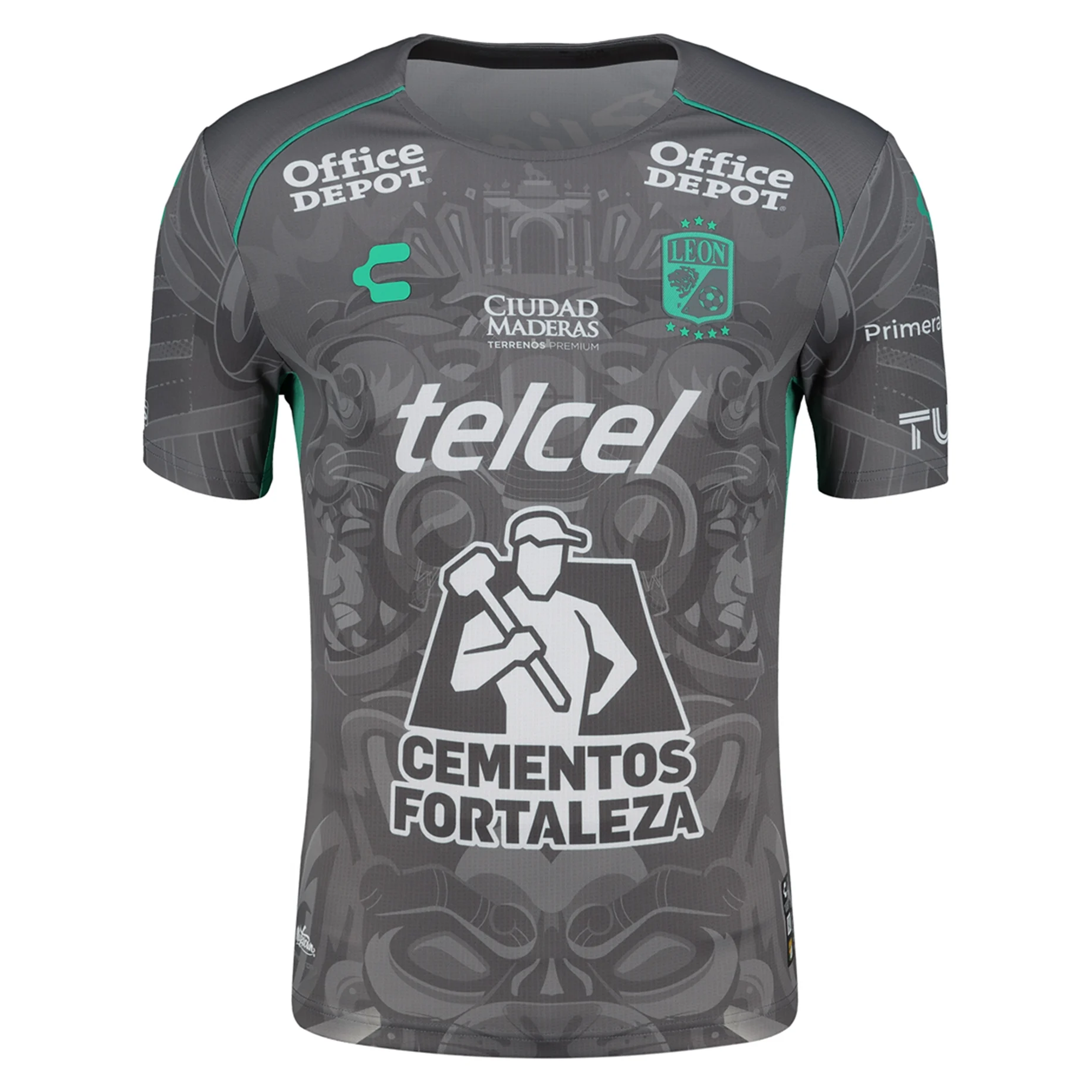Charly Rodrigo Echeverria Leon Third Jersey 24/25 (Grey/Green)