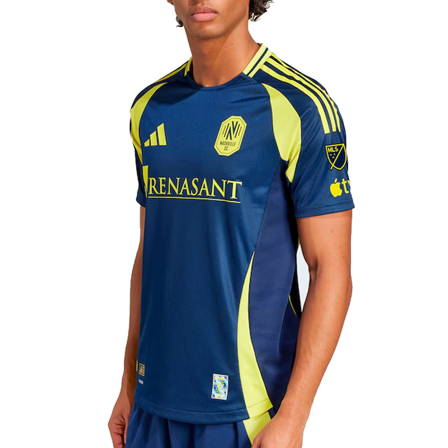 adidas Nashville Authentic Andy Najar Away Jersey w/ MLS + Apple TV 25/26 (Tena Blue)