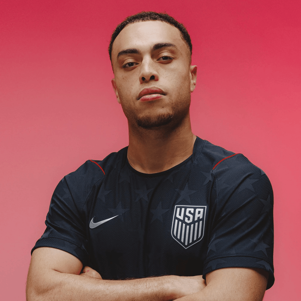 Nike Men's Weah United States Match Authentic Away Jersey 2026 (Dark Obsidian/Pure Platinum)