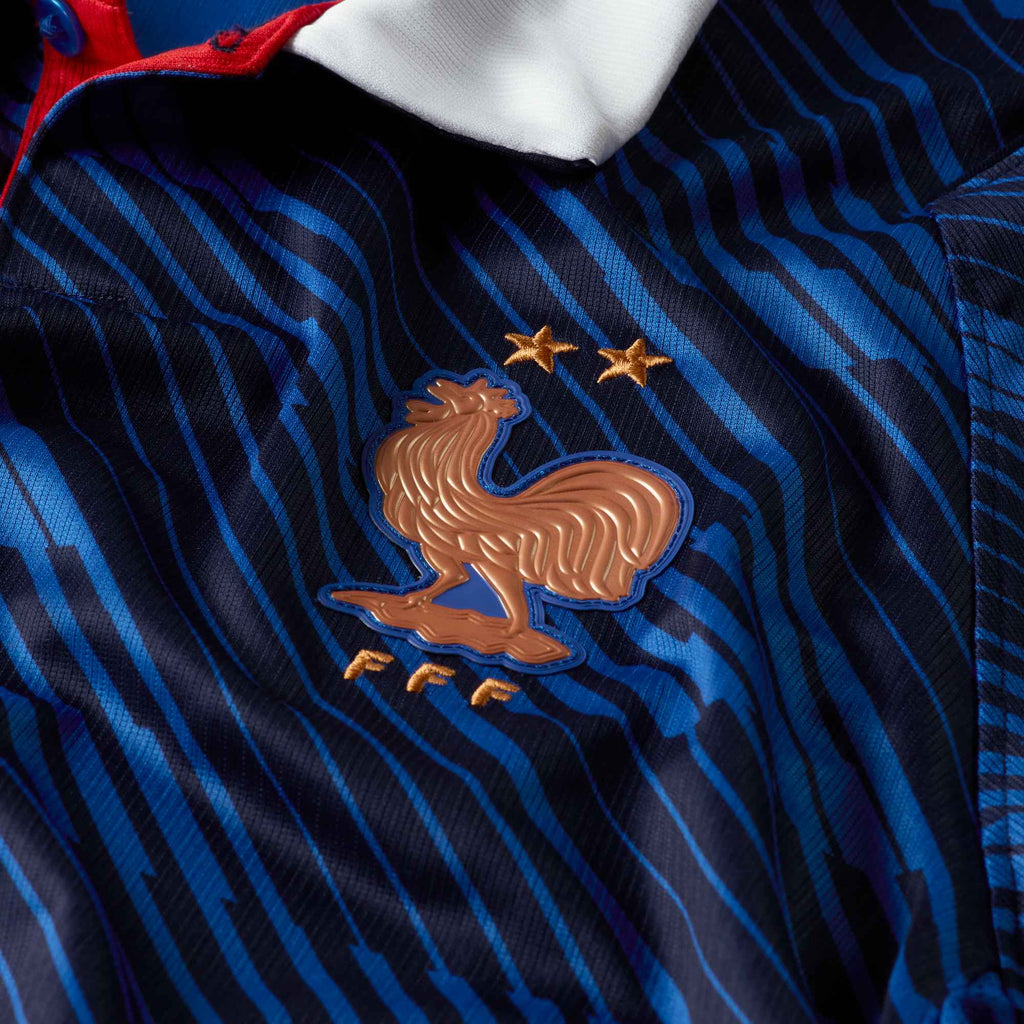 Nike Men's France N'Golo Kanté Home Stadium Jersey 2026 (Game Royal/Metallic Copper)
