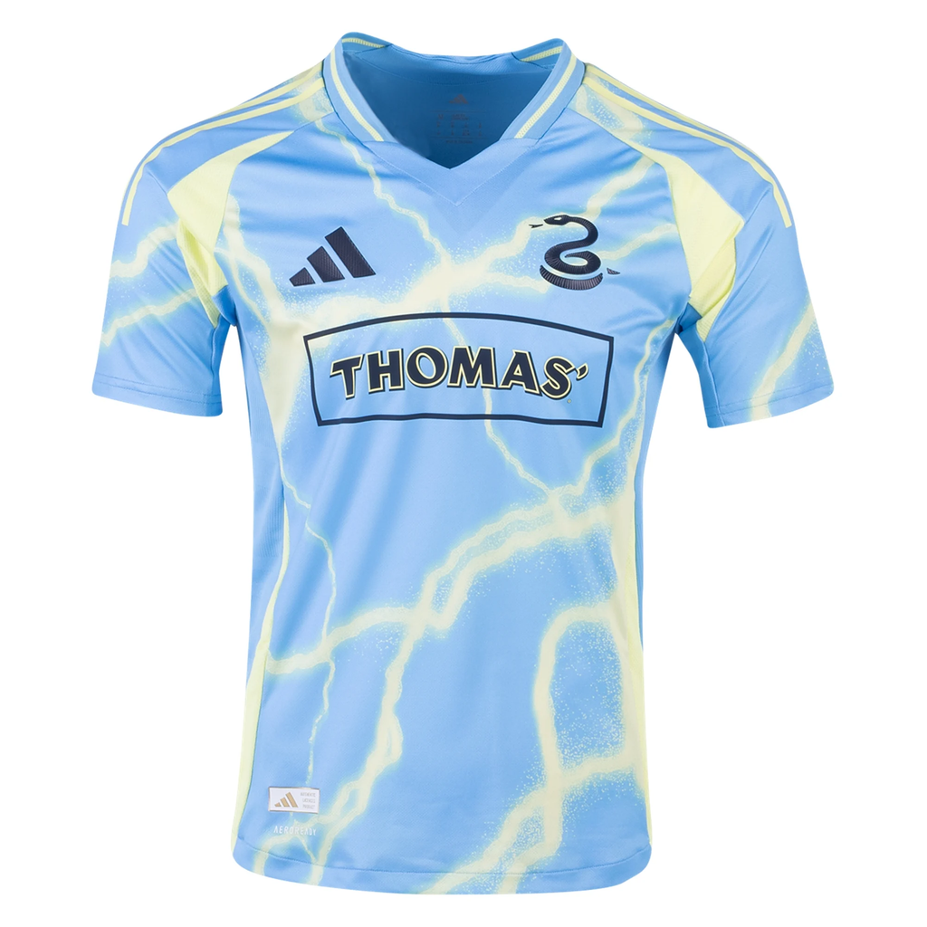 adidas Philadelphia Union Andrew Rick Authentic Away Jersey 25/26 (Blue/Yellow)