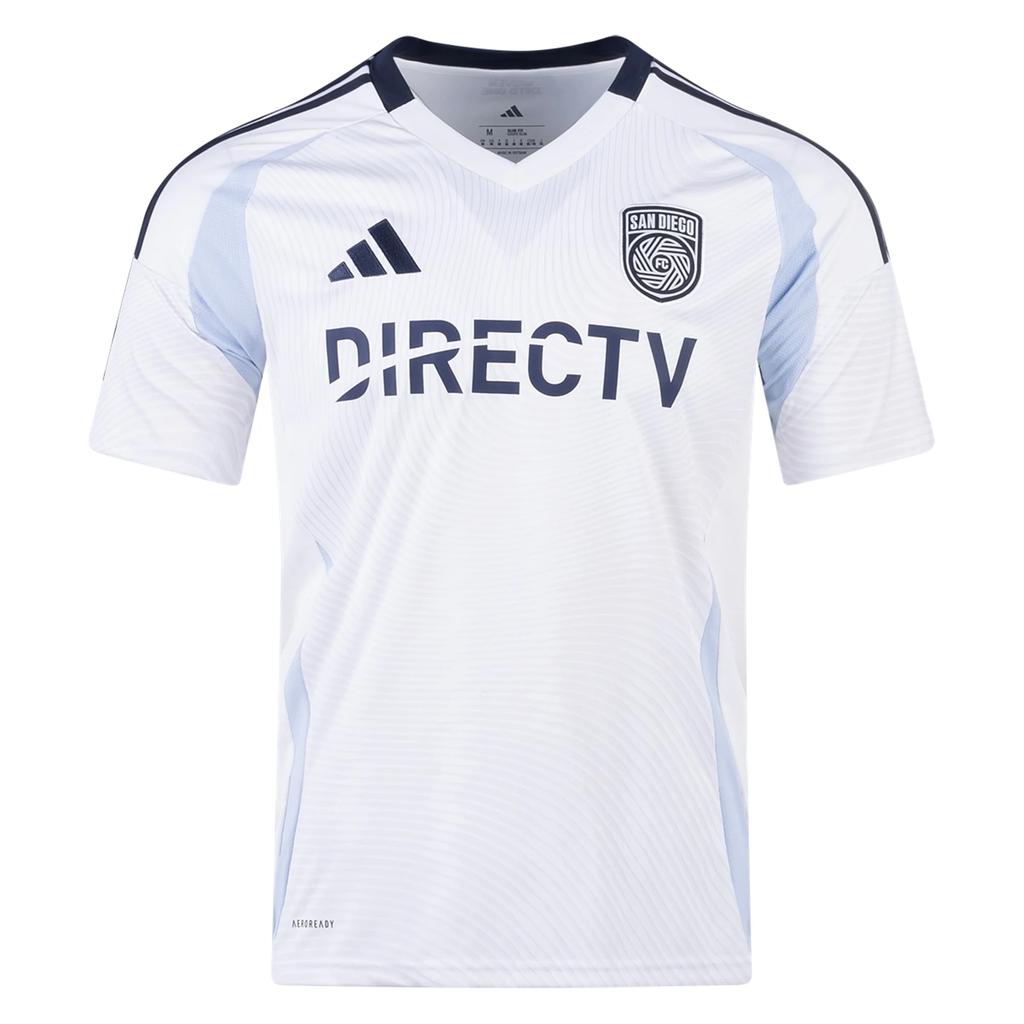 adidas Jeppe Tverskov San Diego FC Away Jersey 25/26 (White)